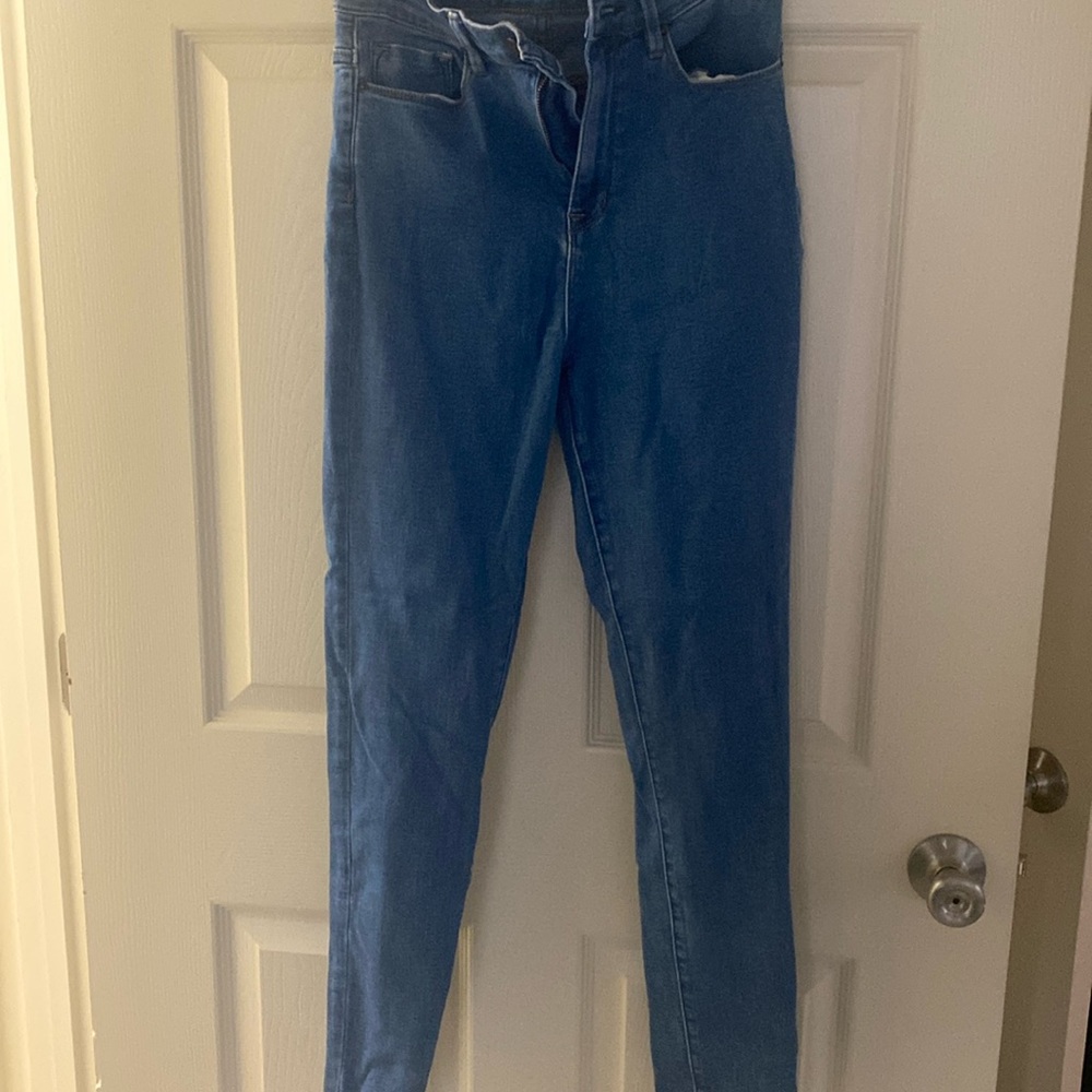 Light Wash Super High Rise Jeans Size 27
